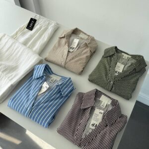 شومیز راه راه برند H&m